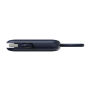 Urban Vitamin Dublin 100W 4 -in-1 keychain cable, blauw