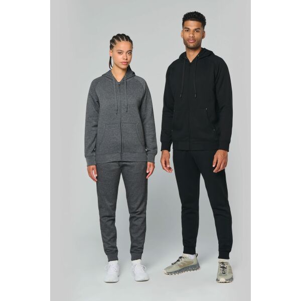 Unisex ritsjack met capuchon Black XS Unisex ritsjack met capuchon Black XS