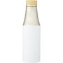 Hulan koperen vacuüm geïsoleerde roestvrijstalen fles van 540 ml met bamboe deksel - Wit Hulan koperen vacuüm geïsoleerde roestvrijstalen fles van 540 ml met bamboe deksel - Wit