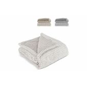 Sagaform Anni R-PET fleece deken  - Beige