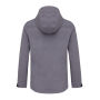 IQONIQ Makalu dames recycled polyester softshell jas, vulcano heather grey (L) IQONIQ Makalu dames recycled polyester softshell jas, vulcano heather grey (L)