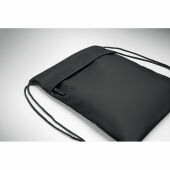 BANGKOK BAG - Trekkoordtas van 600D RPET - Zwart BANGKOK BAG - Trekkoordtas van 600D RPET - Zwart