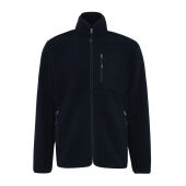 Iqoniq Diran gerecycled polyester pile-fleece jas, zwart (XS)