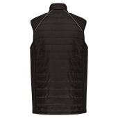 Bodywarmer Day To Day in twee stoffen Black / Silver XL