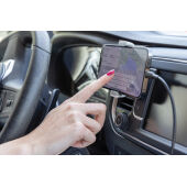 Acar RCS gerecycled plastic 360 auto telefoonhouder, wit