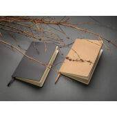 A5 hardcover notitieboek, bruin