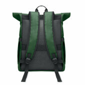 BANGKOK ROLL - Rolltop laptop rugzak 600D     MO2643 - Donker Marinegroen