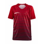 *Pro Control stripe jersey jr br.red/navy 122/128