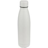 Gerecyclede dubbelwandige drinkfles 500 ml Sunny - wit