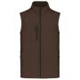 Softshell bodywarmer chocolate 4XL
