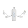 Urban Vitamin Dublin 100W 4 -in-1 keychain cable, wit