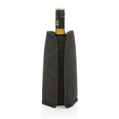 Vino AWARE™ RPET wijnkoeler sleeve, zwart