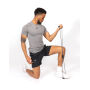 Fitness 8 shape oefenband in etui, antraciet, zwart