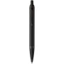 Parker IM achromatische balpen (blauwe inkt) - Zwart