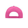 Brushed 6 Panel Cap pink one size