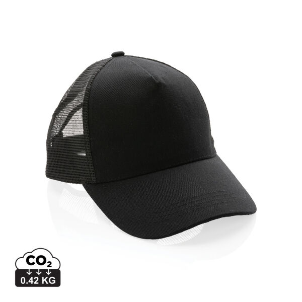 Impact AWARE™ 5 panel recycled katoenen truckercap Impact AWARE™ 5 panel recycled katoenen truckercap