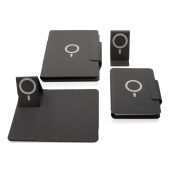 Artic Magnetic 10W draadloos oplaadbaar A5-notitieboek, zwart