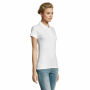PERFECT WOMEN - PERFECT dames polo 180g - L - Wit