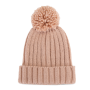 Muts met pompon Old Rose One Size