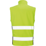 Hi-vis softshellgilet Fluorescent Yellow / Black 3XL