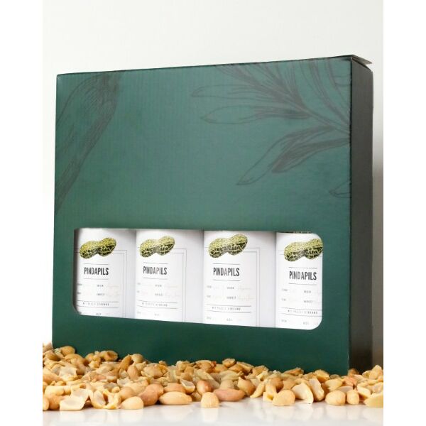 Pindapils 4 pack dicht Groen tray per 6 in een doos Pindapils 4 pack dicht Groen tray per 6 in een doos