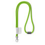 Polyester 2-kleurige koord-lanyard met full color label
