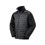 Black compass gewatteerde softshelljas Black/Black M