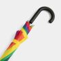 Automatisch te openen stormvaste paraplu WIND regenboog