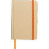 Gerecycled papieren notitieboek (A6) John oranje