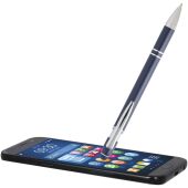 Kish balpen met zilveren afwerking (blauwe inkt) - Navy