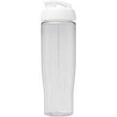 H2O Active® Tempo 700 ml sportfles met flipcapdeksel - Transparent/Wit