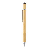 Bamboe 5 in 1 toolpen, bruin