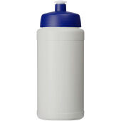Baseline gerecyclede sportfles van 500 ml - Natuur/Blauw Baseline gerecyclede sportfles van 500 ml - Natuur/Blauw