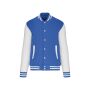 College jacket unisex light royal blue / white XS