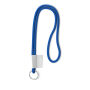 Polyester 2-kleurige koord-lanyard met full color label