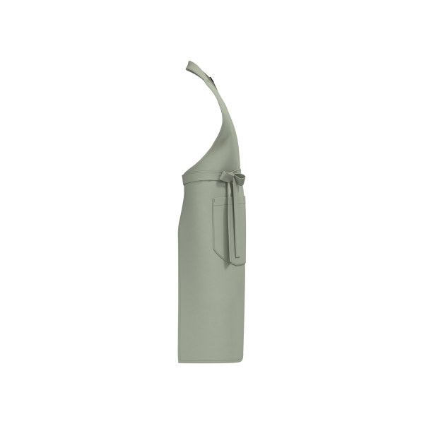Schort met zak van biologisch katoen Almond Green One Size Schort met zak van biologisch katoen Almond Green One Size