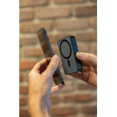 Amporia RCS rplastic magnetische 10.000 mAh powerbank, zwart