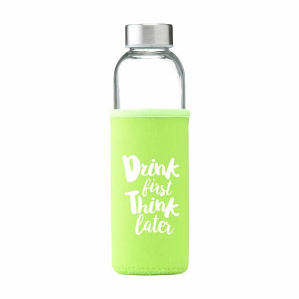 Senga Glass 500 ml Trinkflasche - limettengrün Senga Glass 500 ml Trinkflasche - limettengrün