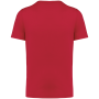Ecologisch heren T-shirt ronde hals Red XS