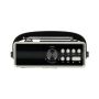 BRAINZ Retro Clock Speaker Wit