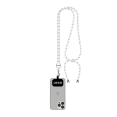 Wit-Donker azuurblauw