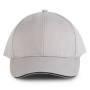 Orlando - 6 panel cap Light Grey / Dark Grey One Size Orlando - 6 panel cap Light Grey / Dark Grey One Size