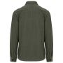 Ecologisch ribfluweel herenjasje washed organic khaki S