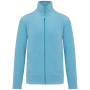 Microfleece met rits heren Cloudy blue heather XXL