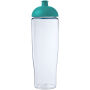 H2O Active® Tempo 700 ml bidon met koepeldeksel - Transparant/Aqua blauw