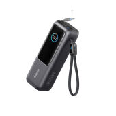 Anker Powerbank 25.000 mAh 165W met ingebouwde  kabel, grijs, zwart