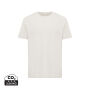 IQONIQ Kakadu relaxed gerecycled katoen t-shirt, ivory white (XL)