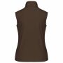 Dames softshell bodywarmer chocolate 4XL
