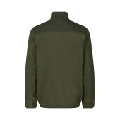Bonded fleece jacket - Olive, S