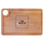 Plank met sapgeul en 'oog' beuken 34x22 cm